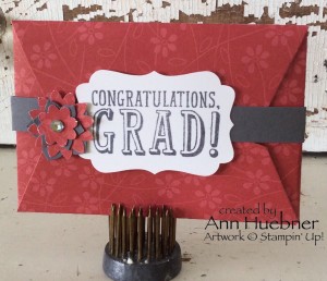 Grad gift card holder