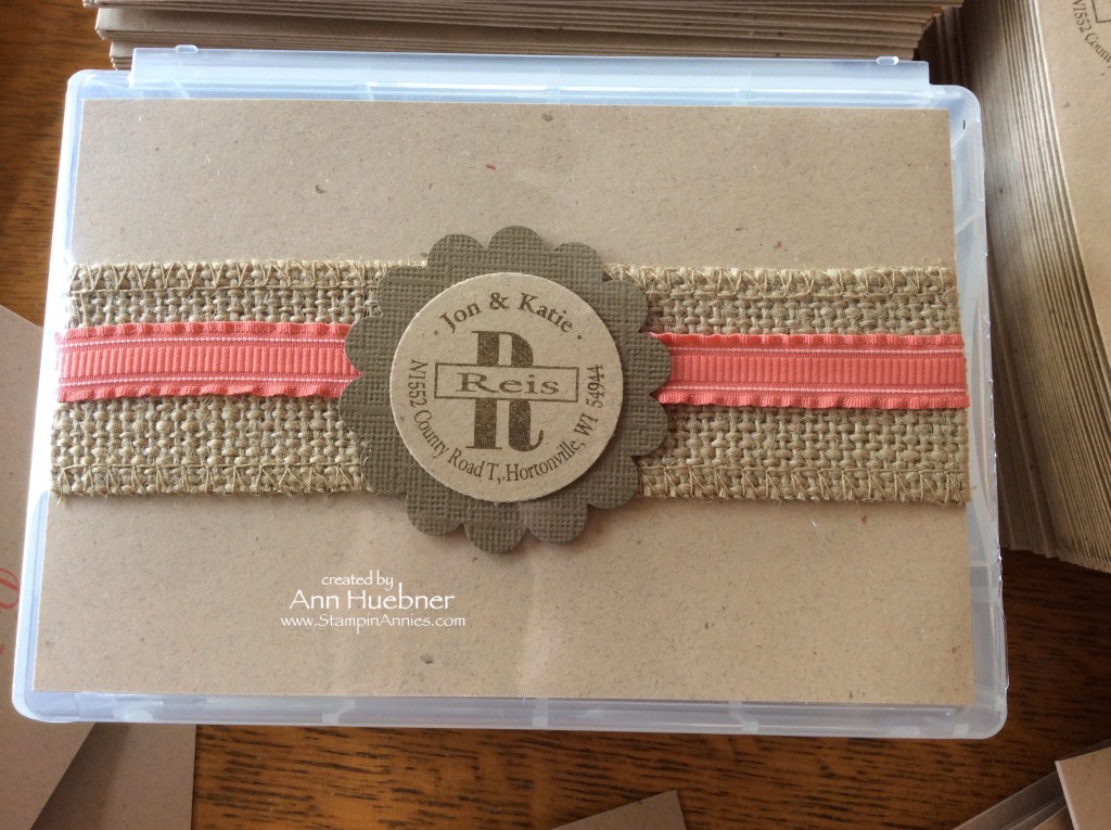 Wedding Gift - Address stamp