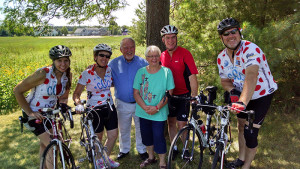 BikeMS 2015 Lunch break