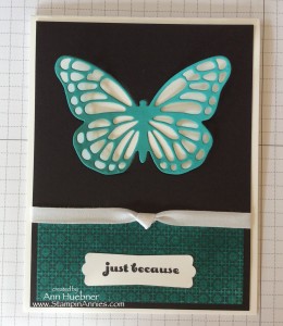 Butterfly Card with Color