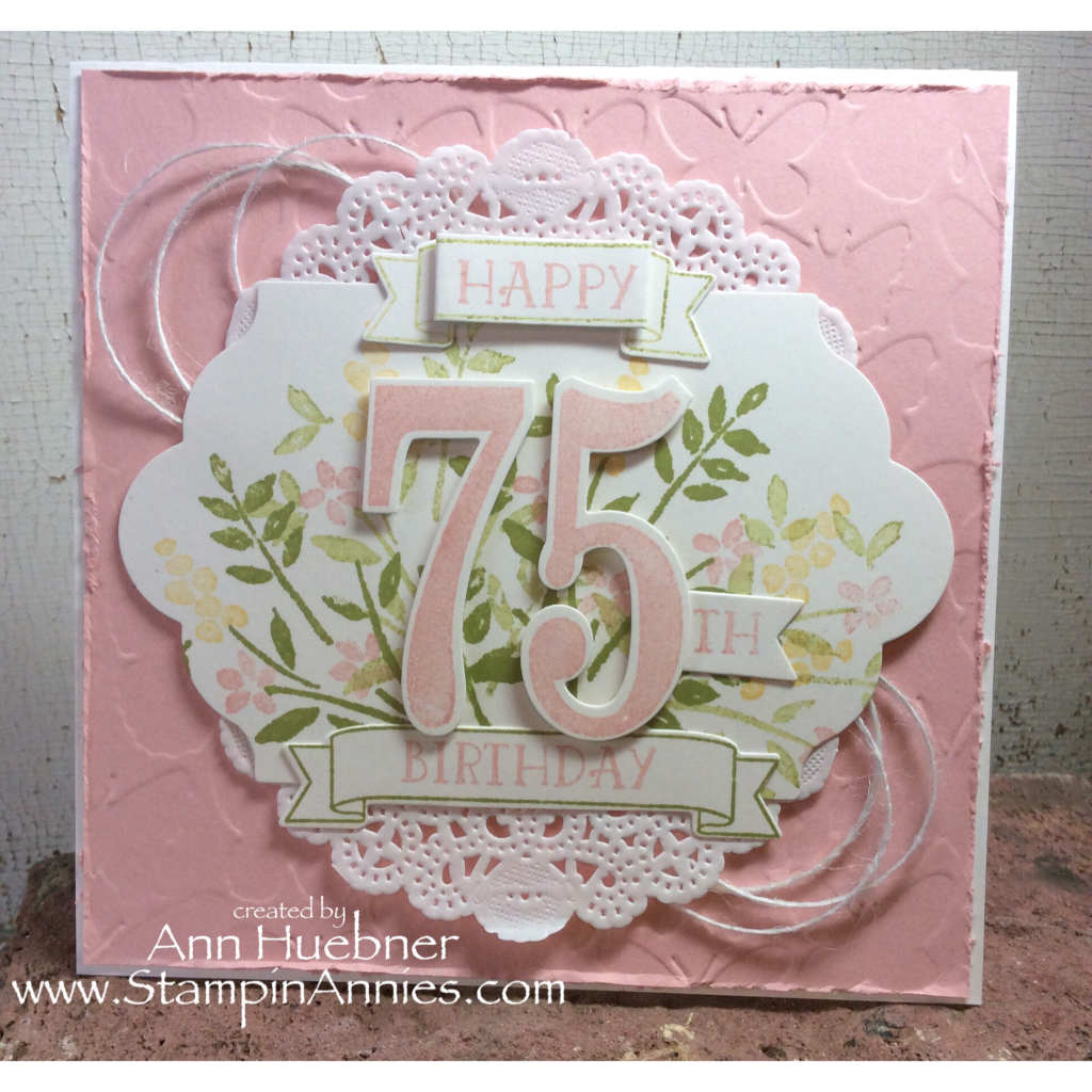 75th Birthday Card 2016