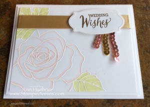 Rose Wonder Wedding Card 2016