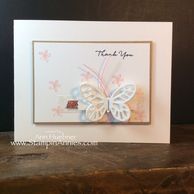 Pretty Butterfly Card 2016