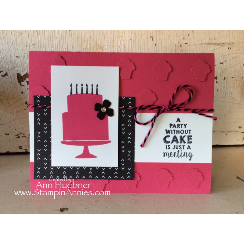 Party Wishes Card 2016 - Cupcakes