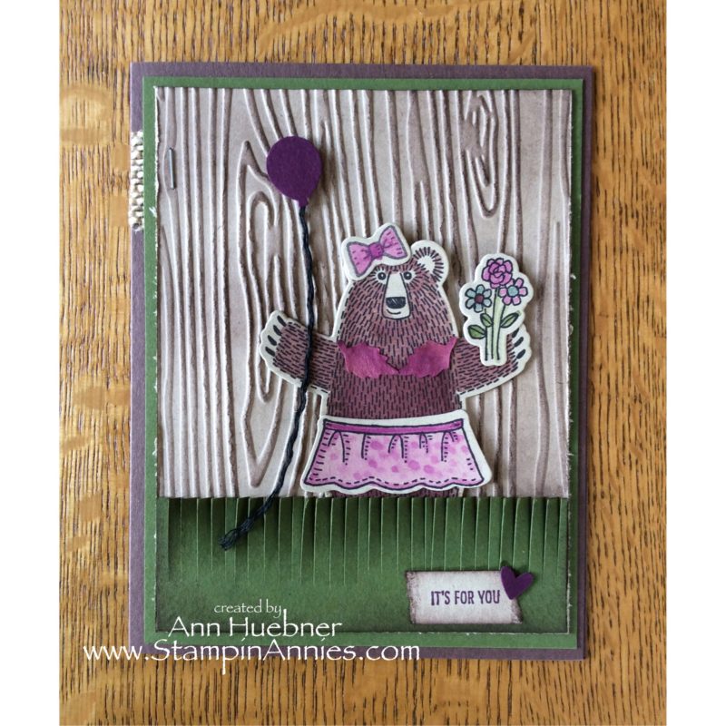 Bear Hugs 2016 - Girl Bear Card