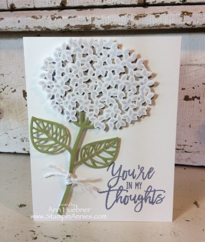 Hydrangea Card - Thoughtful Branches