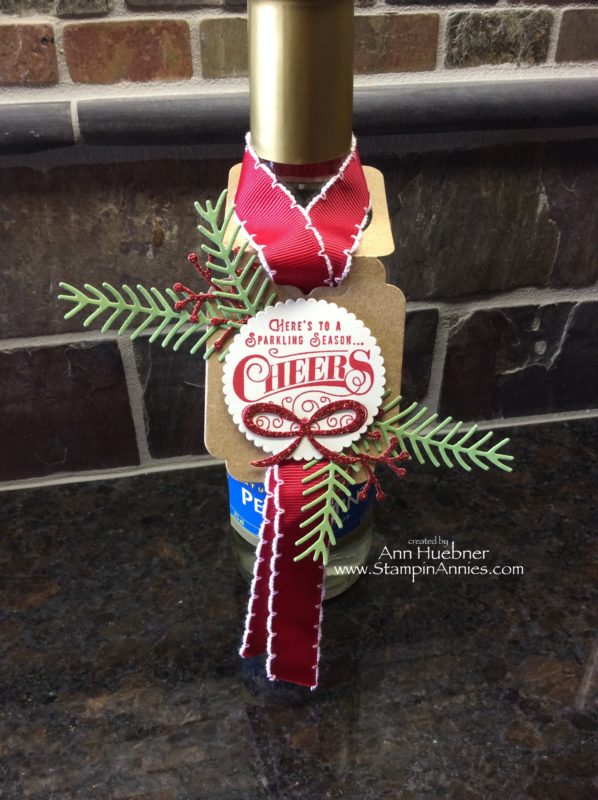 Christmas Bottle Tag 2016